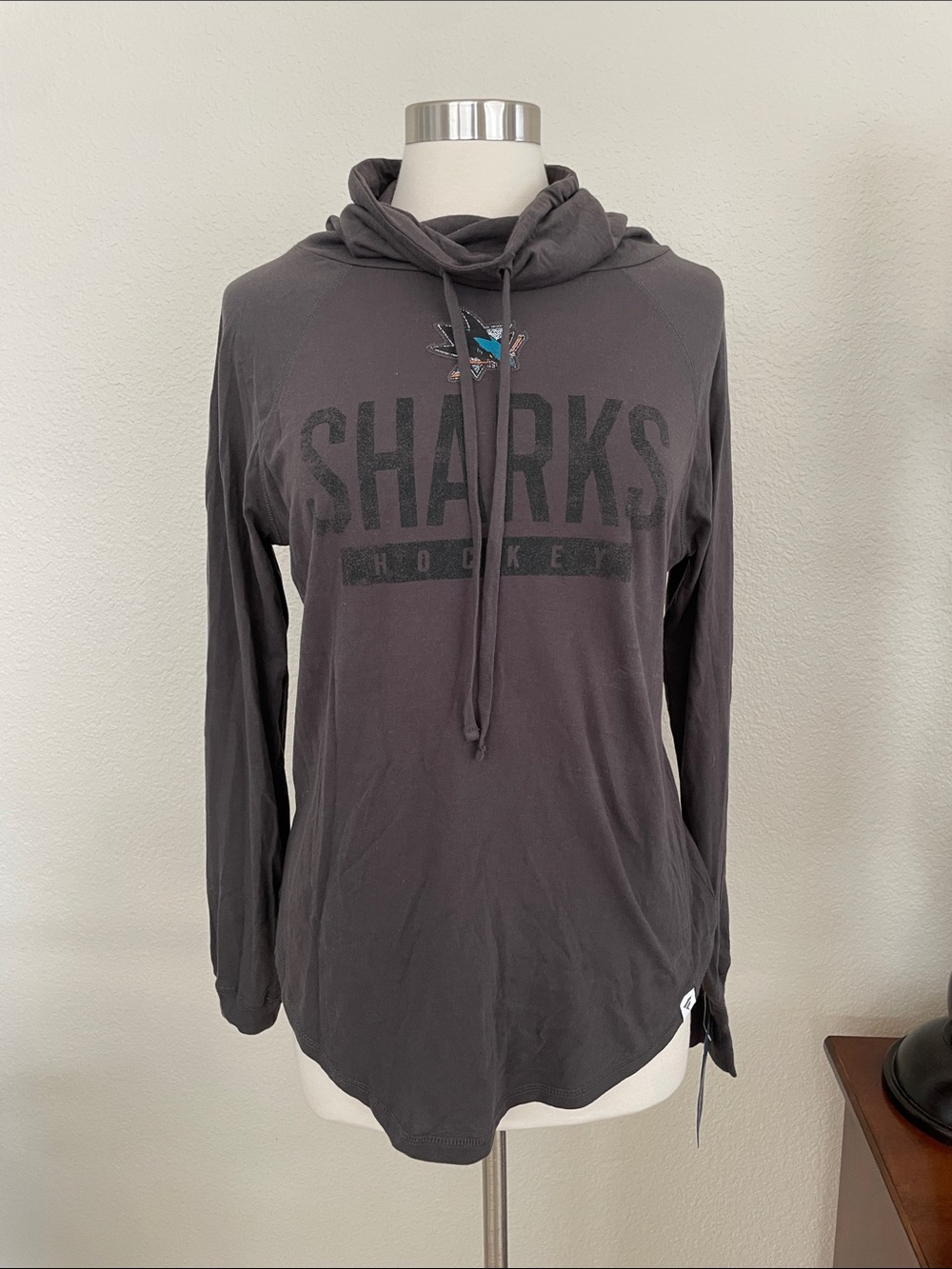 Fanatics Women's Gray Pullover Hooded Top